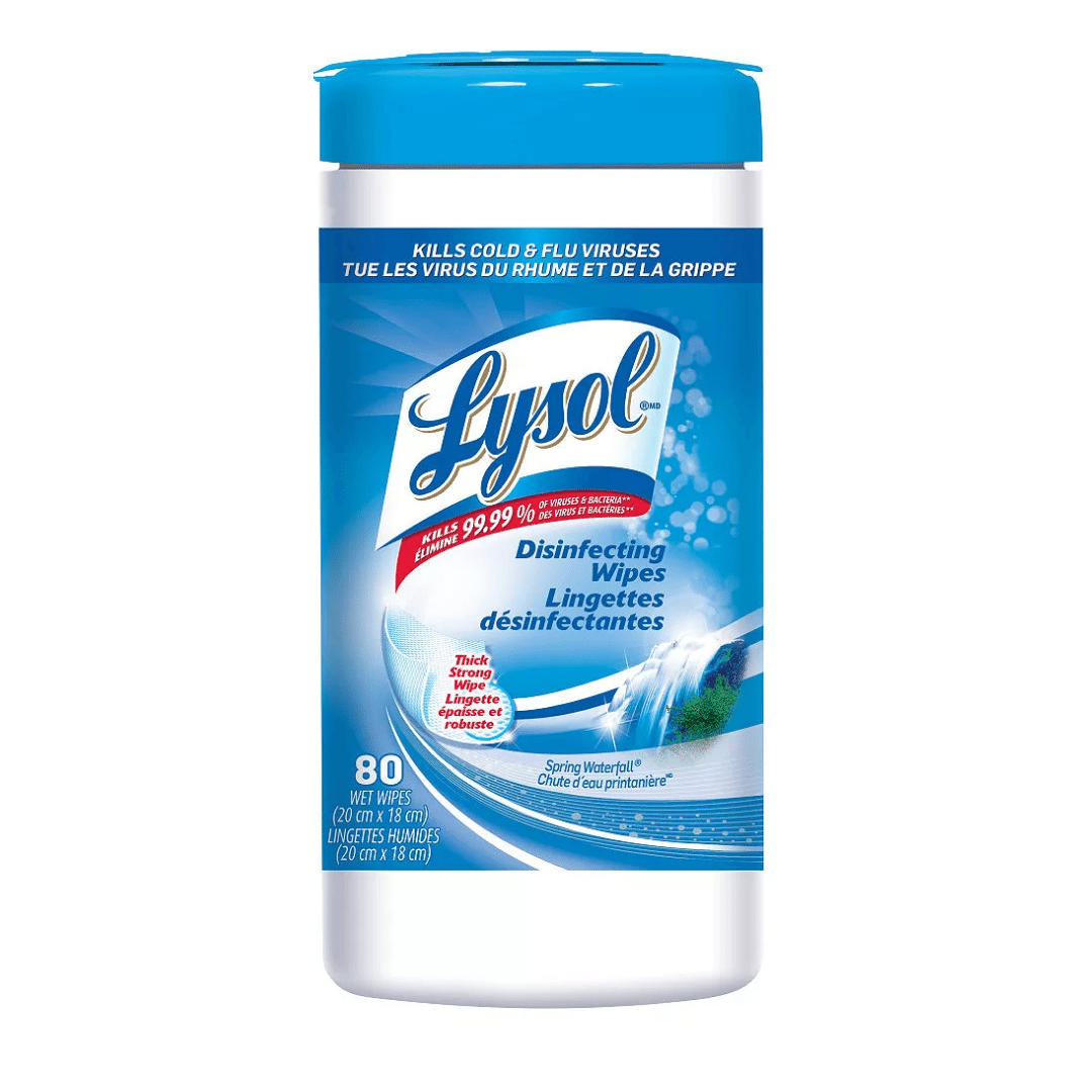 LYSOL® Disinfecting Wipes - Lemon & Lime Blossom (Canister)